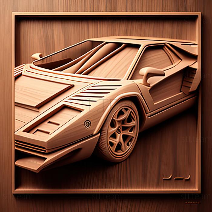 3D model Lamborghini Countach LPI 800 4 (STL)